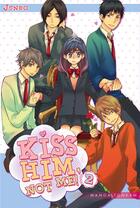 Couverture du livre « Kiss him, not me ! Tome 2 » de Junko aux éditions Delcourt