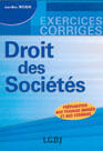Couverture du livre « Exercices corriges de droit des societes » de Jean-Marc Moulin aux éditions Gualino