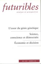 Couverture du livre « L'ESSOR DU GENIE GENETIQUE » de Vandelac/Hutchinson aux éditions Futuribles