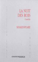 Couverture du livre « La nuit des rois » de William Shakespeare aux éditions Espaces 34