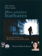Couverture du livre « Mes années barbares » de Anne Lorient aux éditions Col2