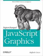 Couverture du livre « Supercharged JavaScript graphics » de Raffaele Cecco aux éditions O Reilly