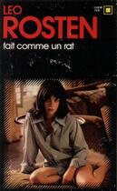 Couverture du livre « Fait comme un rat » de Rosten Leo aux éditions Gallimard