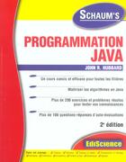 Couverture du livre « Programmation JAVA (2e édition) » de John R. Hubbard aux éditions Ediscience