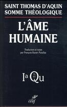 Couverture du livre « L'âme humaine ; L-A Q75-83 » de Thomas D'Aquin aux éditions Cerf