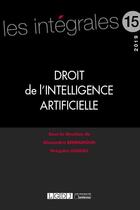 Couverture du livre « Droit de l'intelligence artificielle (édition 2019) » de Gregoire Loiseau et Alexandre Bensamoun et Collectif aux éditions Lgdj