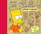 Couverture du livre « Les Simpson : carton à dessins ; secrets de pros » de Matt Groening aux éditions Fetjaine