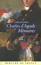 Couverture du livre « Memoires » de Agoult/Nourissier aux éditions Mercure De France