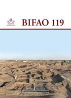 Couverture du livre « BIFAO t.119 » de  aux éditions Ifao