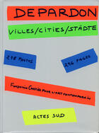 Couverture du livre « Villes/cities/städte » de Raymond Depardon aux éditions Actes Sud