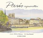 Couverture du livre « Paris aquarelles 2020 » de Benoit Duteurtre et Fabrice Moireau aux éditions Pacifique