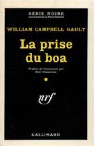 Couverture du livre « La prise du boa » de Gault W C aux éditions Gallimard