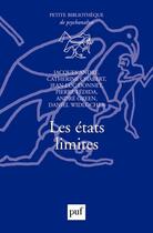 Couverture du livre « Les états limites » de Jacques André aux éditions Puf