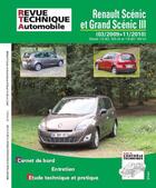 Couverture du livre « Renault scenic et grand scenic iii - 03-2009>11-2010 » de Etai aux éditions Etai