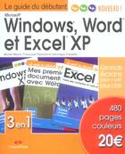 Couverture du livre « Windows, word et excel xp » de Martin/Flamand aux éditions Pearson