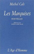 Couverture du livre « Les Marquises » de Cals & aux éditions L'age D'homme