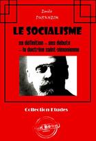 Couverture du livre « Le socialisme » de Emile Durkheim aux éditions Ink Book