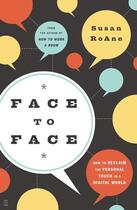 Couverture du livre « Face to Face » de Roane Susan aux éditions Touchstone