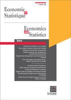Couverture du livre « Economie et statistique/ economics and statistics n 534-535 » de Insee aux éditions Insee
