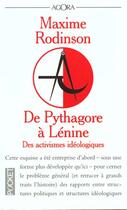 Couverture du livre « De Pythagore A Lenine » de Maxime Rodinson aux éditions Pocket