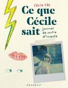 Couverture du livre « Journal de sortie d'inceste » de Cécile Cée aux éditions Marabout