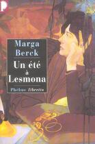 Couverture du livre « Un ete a lesmona » de Marga Berck aux éditions Libretto