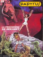 Couverture du livre « Papyrus Tome 22 : la prisonnière de Sekhmet » de Lucien De Gieter aux éditions Dupuis