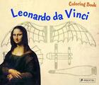 Couverture du livre « Coloring book Leonardo da Vinci » de Doris Kutschbach aux éditions Prestel