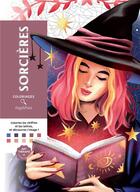 Couverture du livre « Art-thérapie ; Coloriages mystères : sorcières » de Sandrine Fourrier aux éditions Hachette Heroes