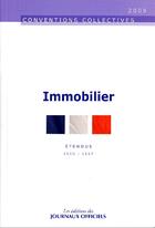 Couverture du livre « Immobilier (édition 2009) » de  aux éditions Direction Des Journaux Officiels