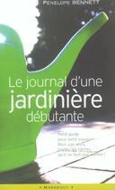 Couverture du livre « Le Journal D'Une Jardiniere Debutante » de Penelope Bennett aux éditions Marabout