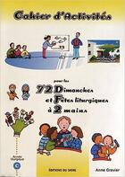 Couverture du livre « 72 dimanches et fetes a 2 mains » de Anne Gravier aux éditions Signe