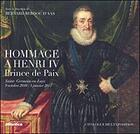 Couverture du livre « Hommage à Henri IV, prince de paix » de  aux éditions Atlantica