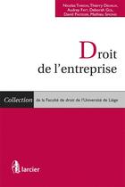 Couverture du livre « Droit de l'entreprise » de Nicolas Thirion aux éditions Larcier