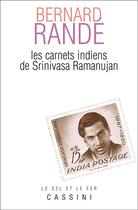 Couverture du livre « Les carnets indiens de Srinivasa Ramanujan » de Bernard Rande aux éditions Vuibert