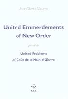 Couverture du livre « United emmerdements of new order ; united problems of cout de la main d'oeuvre » de Jean-Charles Massera aux éditions P.o.l