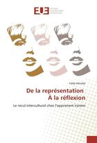 Couverture du livre « De la representation a la reflexion » de Niktafar Yalda aux éditions Editions Universitaires Europeennes