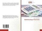 Couverture du livre « Mathematique financiere » de Lemba Tresor Mayola aux éditions Editions Universitaires Europeennes