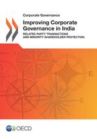 Couverture du livre « Improving Corporate Governance in India » de Ocde aux éditions Oecd