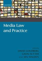 Couverture du livre « Media Law and Practice » de David Goldberg aux éditions Oup Oxford