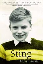 Couverture du livre « BROKEN MUSIC » de Sting aux éditions Dial Books