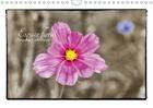 Couverture du livre « Espace floral calendrier mural 2018 din a4 horizontal - vision personnelle sur les fle » de Bossard C aux éditions Calvendo