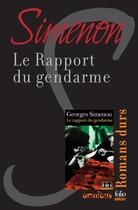 Couverture du livre « Le rapport du gendarme » de Georges Simenon aux éditions Omnibus