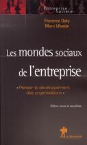 Couverture du livre « Les mondes sociaux de l'entreprise » de Osty/Uhalde aux éditions La Decouverte