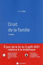 Couverture du livre « Droit de la famille » de Vincent Egea aux éditions Lexisnexis