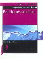 Couverture du livre « Politiques Sociales » de Christelle Jamot-Robert aux éditions Vuibert