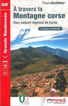 Couverture du livre « À travers la montagne corse » de  aux éditions Ffrp