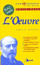 Couverture du livre « Oeuvre - zola (l') » de Gendrart aux éditions Breal