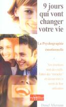 Couverture du livre « 9 jours qui vont changer votre vie » de Alleman Daniel aux éditions Dervy