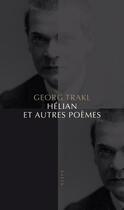 Couverture du livre « Hélian et autres poèmes » de Georg Trakl aux éditions Allia